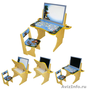 Парты-столы развивающие и игровые, мебель для детей от 2 до10 лет - Изображение #1, Объявление #111849