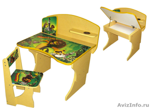 Парты-столы развивающие и игровые, мебель для детей от 2 до10 лет - Изображение #2, Объявление #111849