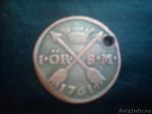 Шведская монета 1 Эре 1761  - Изображение #2, Объявление #726420